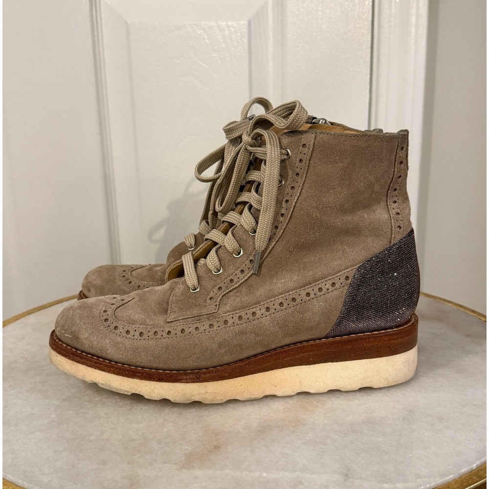 Office of Angela Scott Tan Harrison Ankle Boots Women's‎ 36 - Picture 5 of 10
